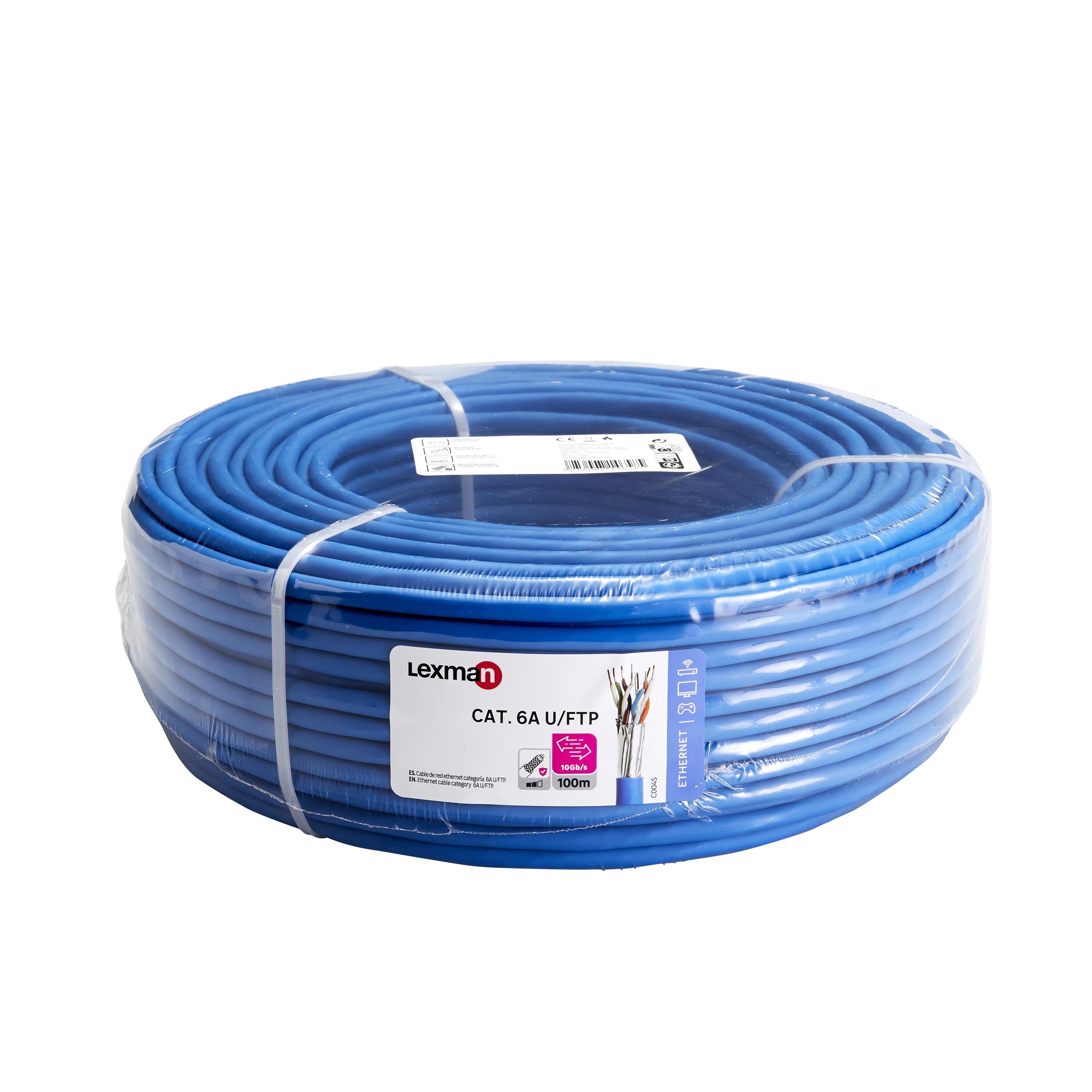 Kabel sieciowy LEXMAN FTP 4 pary CAT6 niebieski FCD