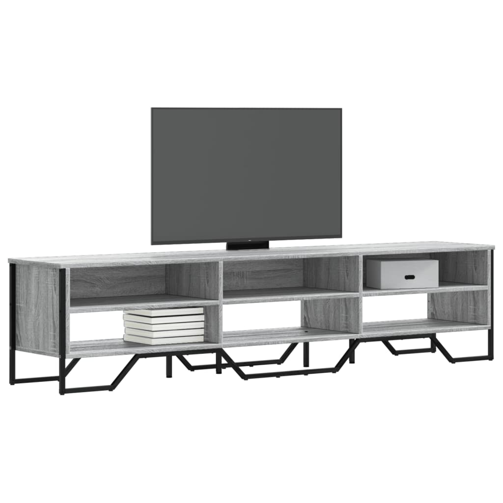 Mebel RTV vidaXL Sonoma szary drewno inżynieryjne duża pojemność solidny