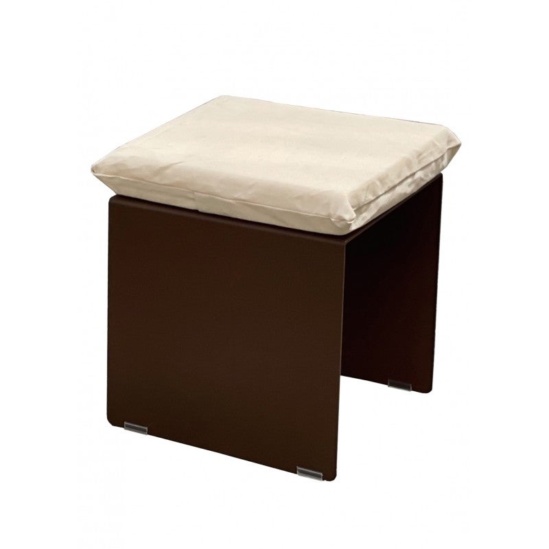Silla asiento 40 x 40 x 40 cm h corten tecnokit