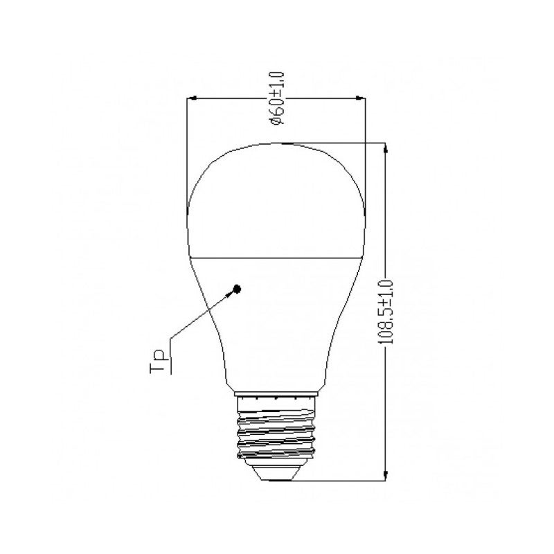 Led standard e27 9.5w 1055 lm 4000K boite SYLVANIA - 4