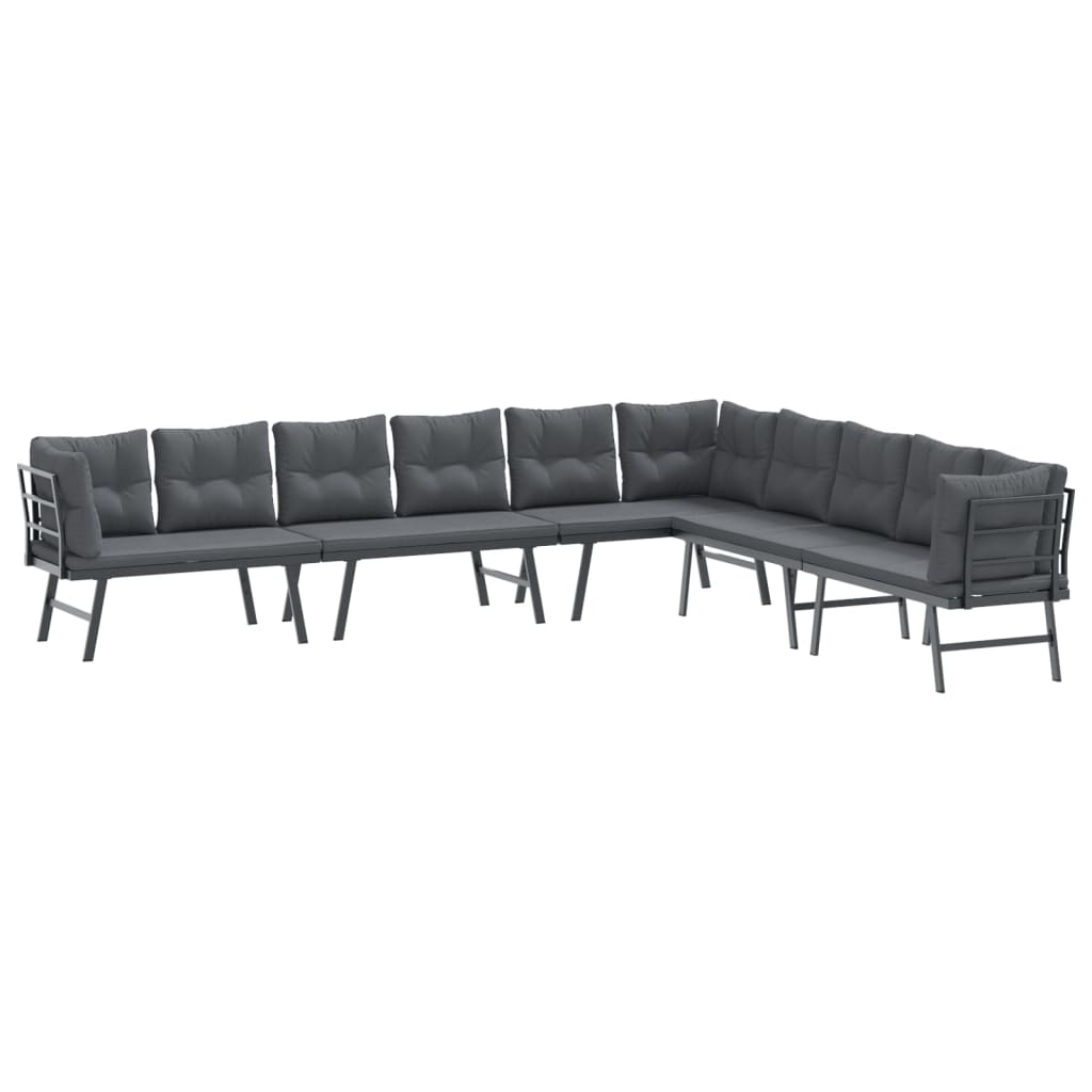 Grillage acier avec revêtement en PVC 25x1,5 m gris vidaXL | Leroy Merlin