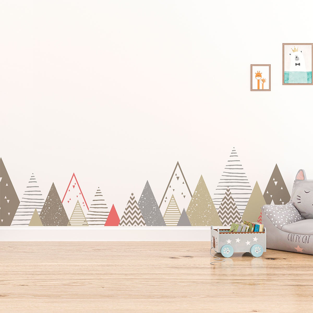 Adesivo bambino di montagna scandinavo ervika - Sticker adesivo - adesivi murali - 90x155cm - 3