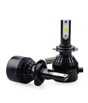 Chemini Lampadine H7 LED per Abbaglianti e Anabbaglianti LED H7 Auto 1:1 Mini Dimensione Kit di Conversione Xeno di Ricambio 6000K Bianco Plug and Play-2 Lampada