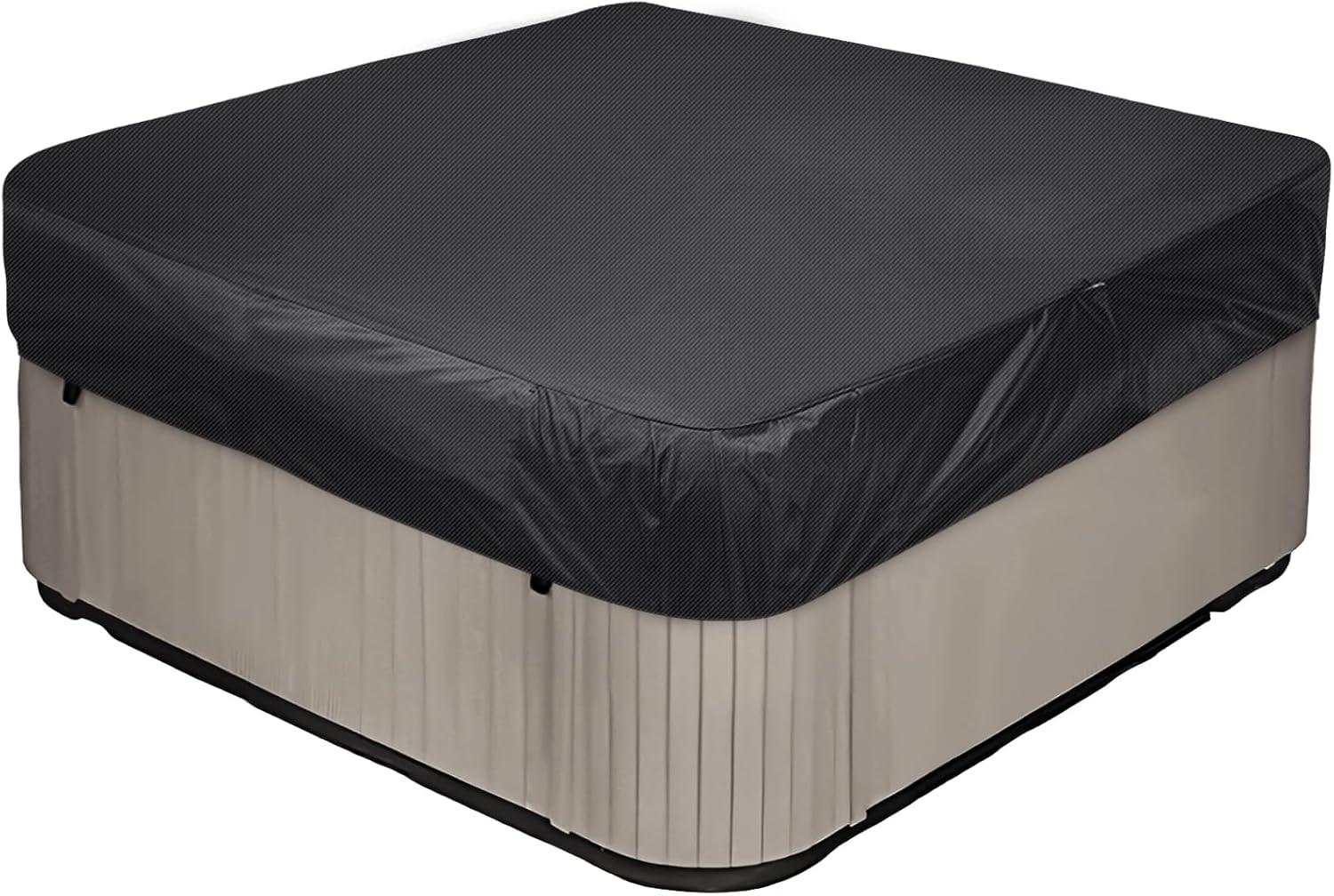 Housse De Protection Pour Spa Extérieur, 2413 X 2413 X 508 Mm Jardin Noir P 010495247533