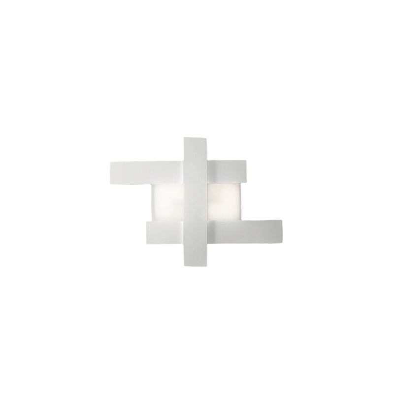 Фото - Люстра / світильник Lampa sufitowa LED DOHA P/P 30W 2620lm 3000K 120° w kolorze aluminium i satynowym wykończeniu z metakrylanu, wykończenie bia