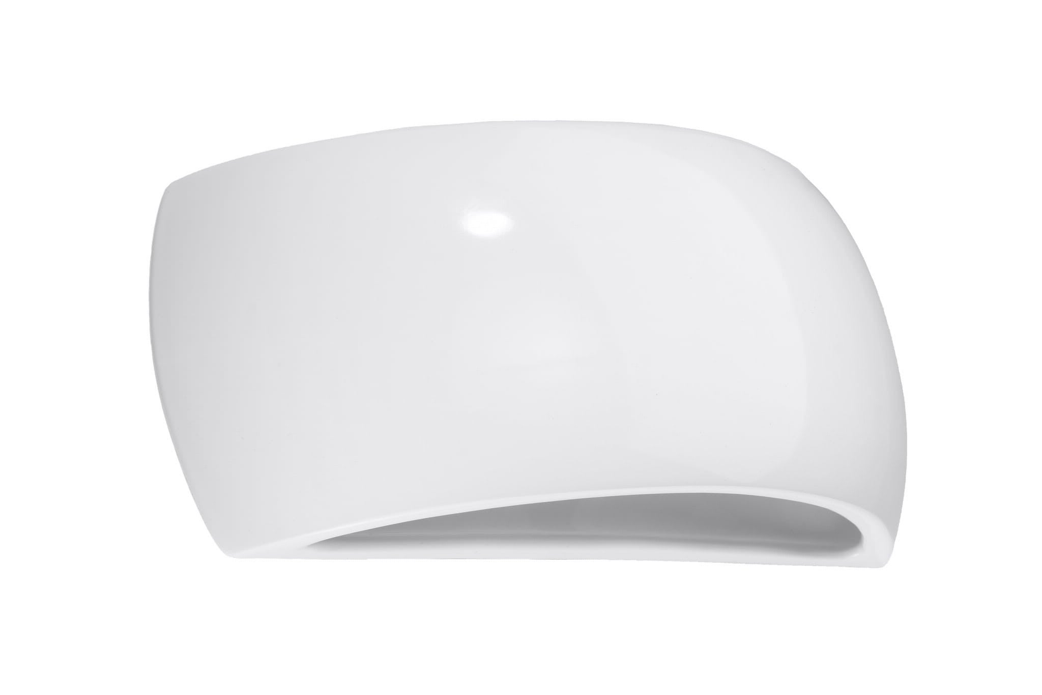 Kinkiet ścienny Pontius biały 1xG9x40W wym: 13,5 x 9 x 32 cm ceramika / gips IP20 Sollux Lighting