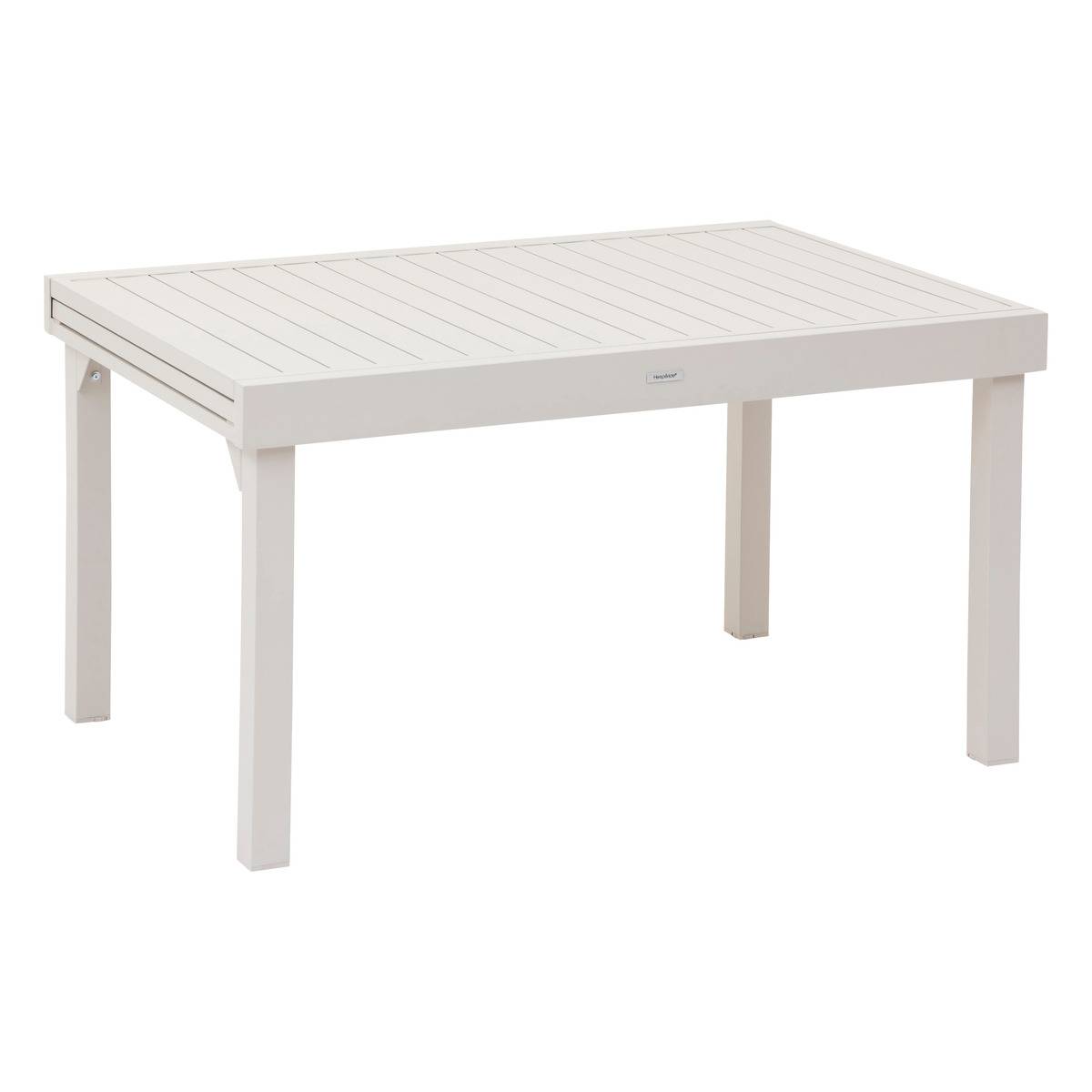 Table de jardin extensible rectangulaire en Aluminium Gris 10 places - 2