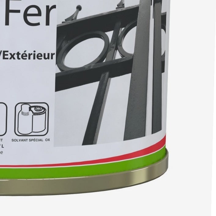 Vernice fer antiruggine nera 0,5l - 9