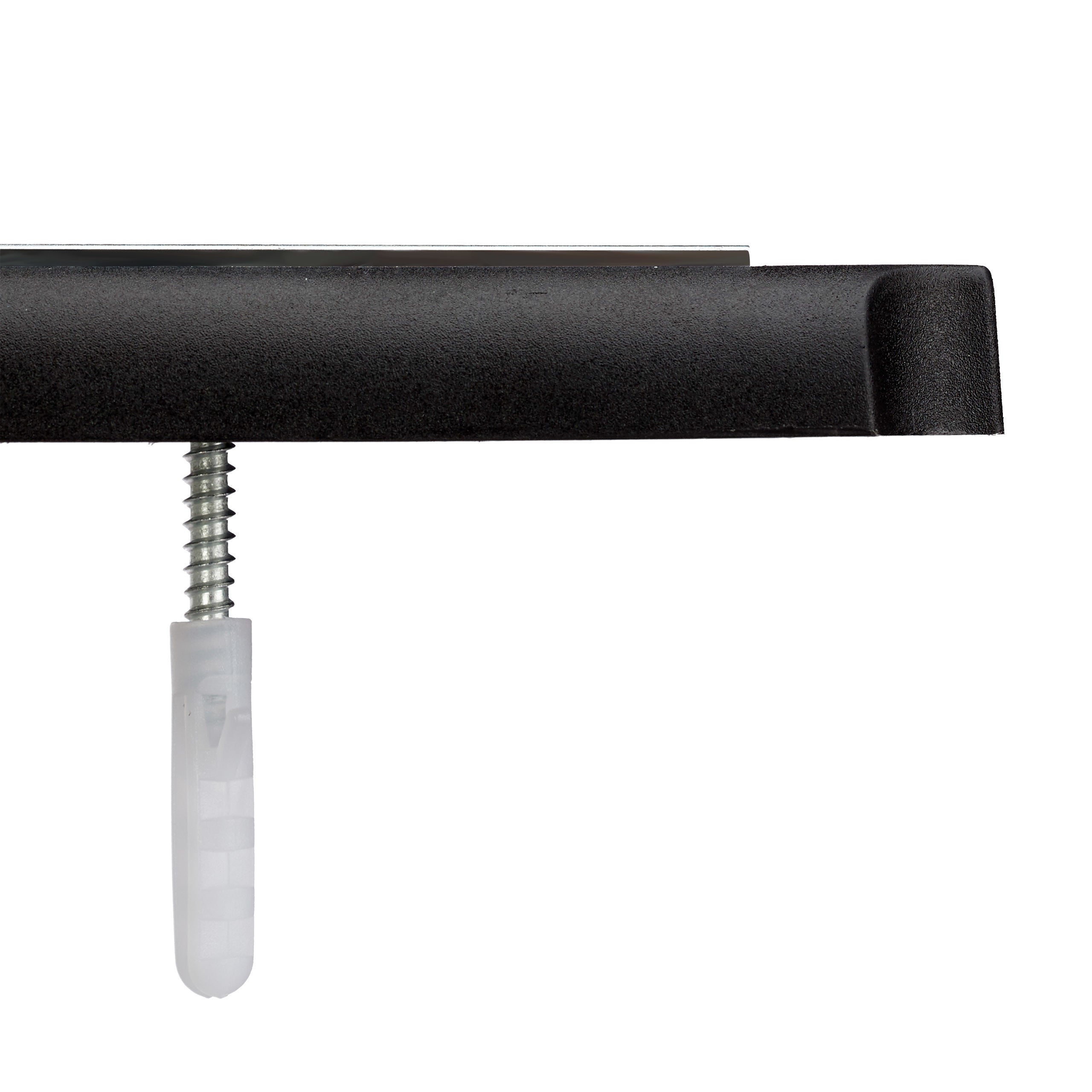 Imán Cuchillos y Herramientas, Poliestireno-Metal, Negro, 33 cm de ancho, Relaxdays - 6