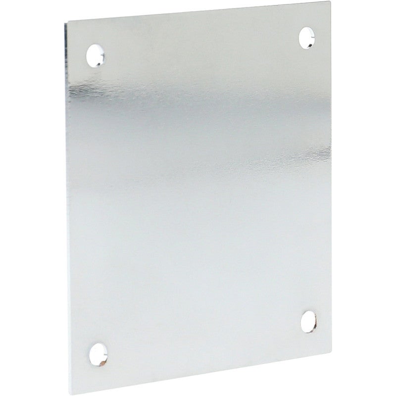 Plaque de propreté 160x90mm PF inox poli F17 épaisseur 0,8mm HERACLES 19 0523 9910 - 2