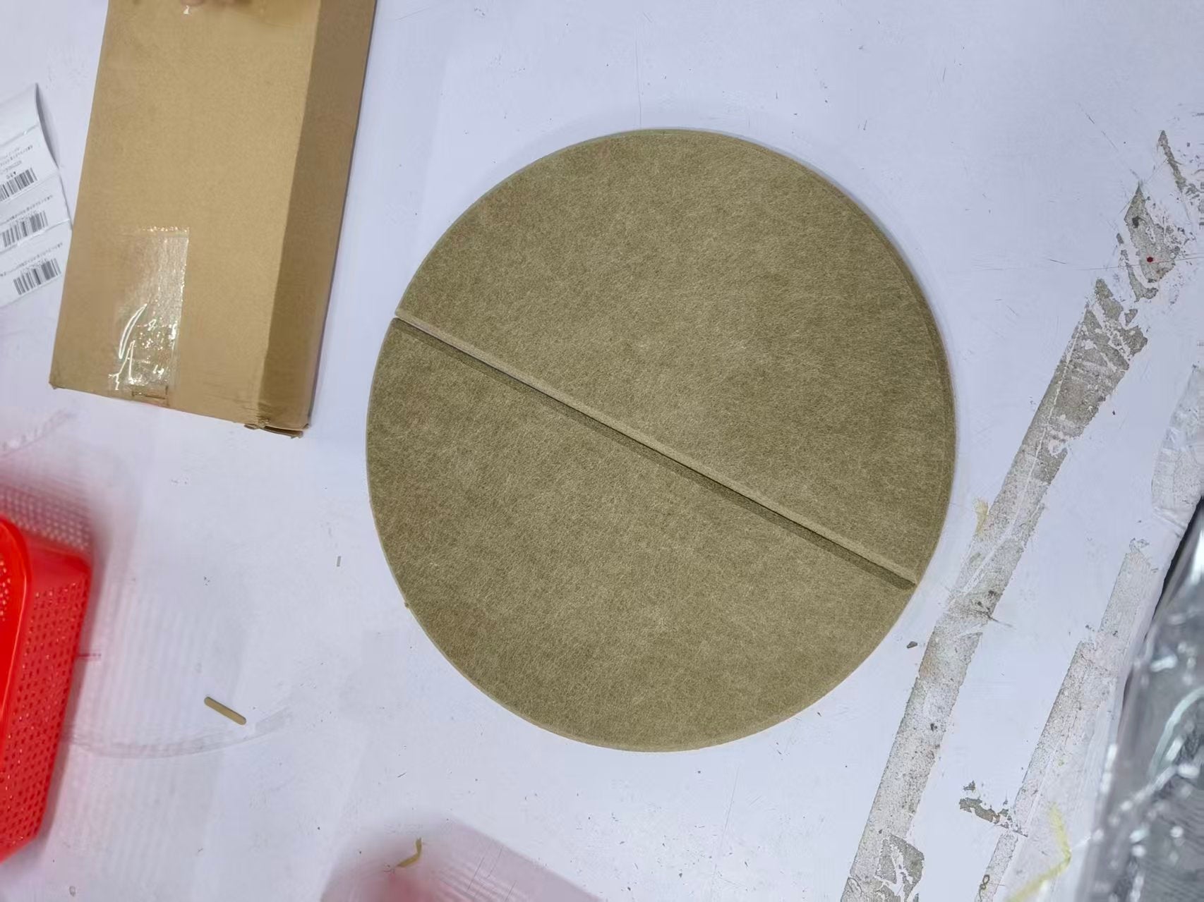 12 panneaux absorbants autocollants, insonorisation et réduction du bruit, carreaux en feutre style moderne minimaliste - grande art mural - 9