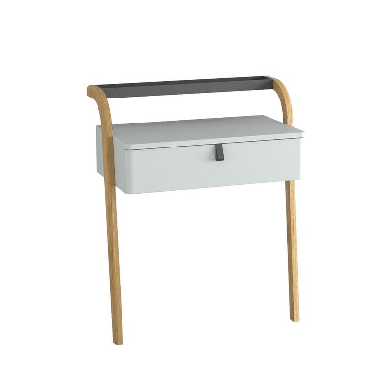 Toaletka łazienkowa MOSS 70 cm jasno szara półmat