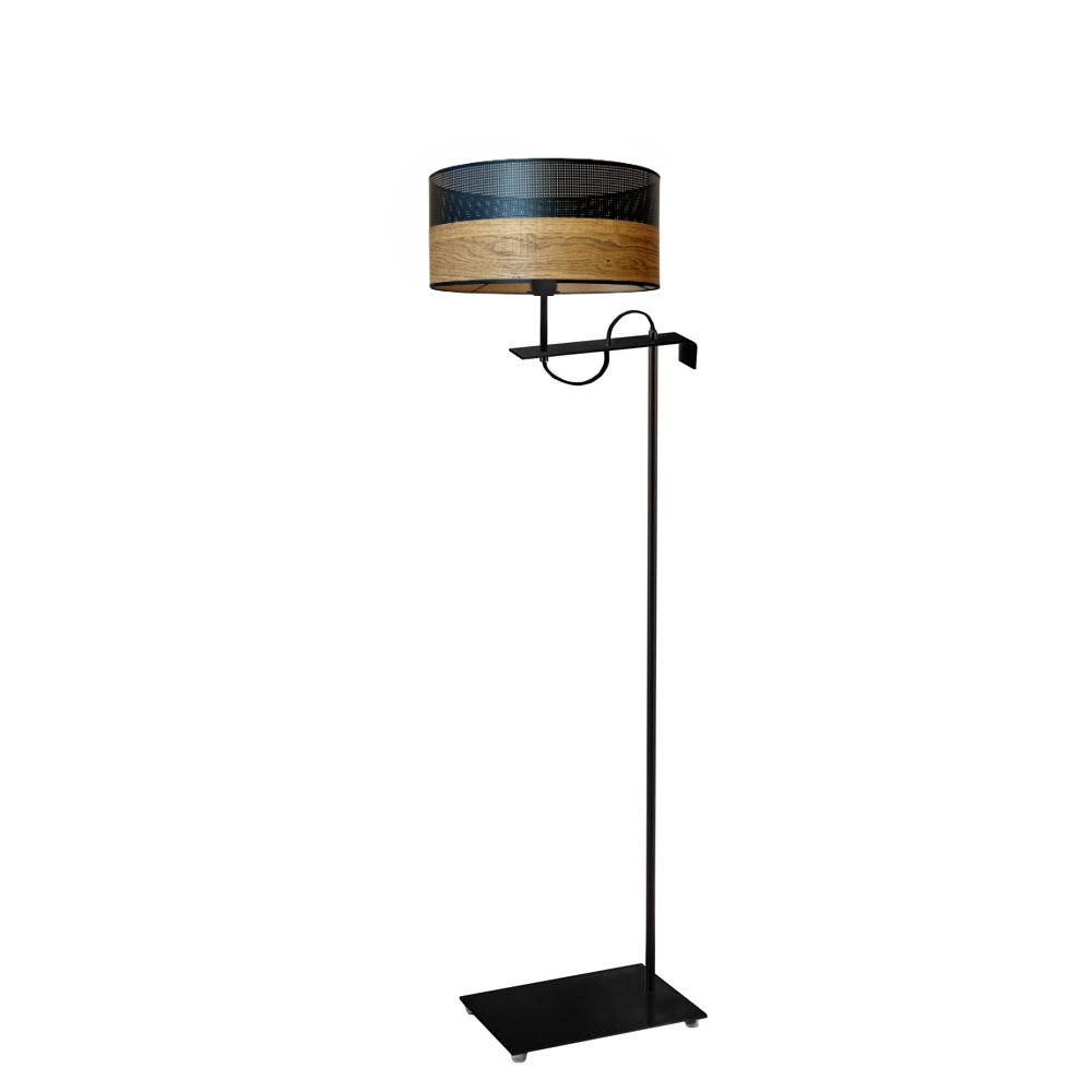 Lampa stojąca podłogowa z abażurem walec POINT