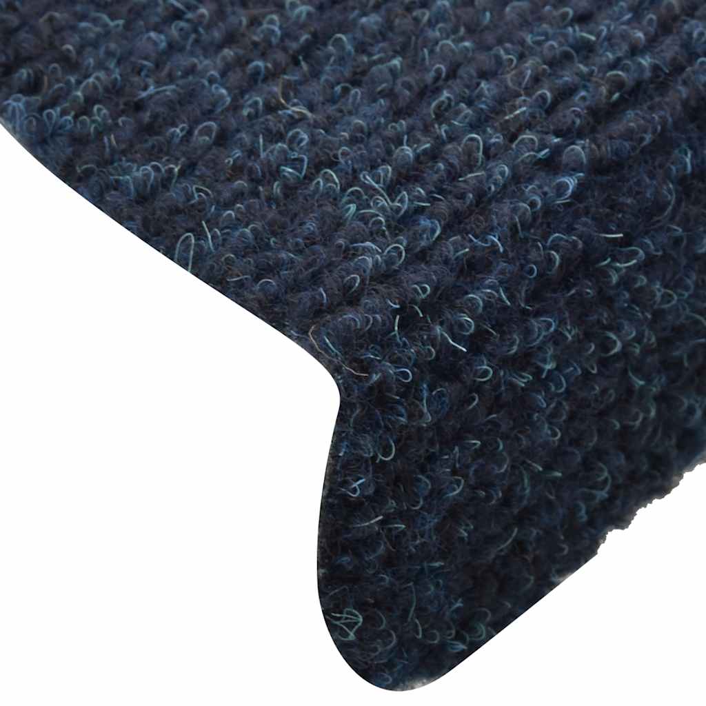 Tapis d'escalier auto-adhésifs 30 pcs marine 56x17x3 cm - 6