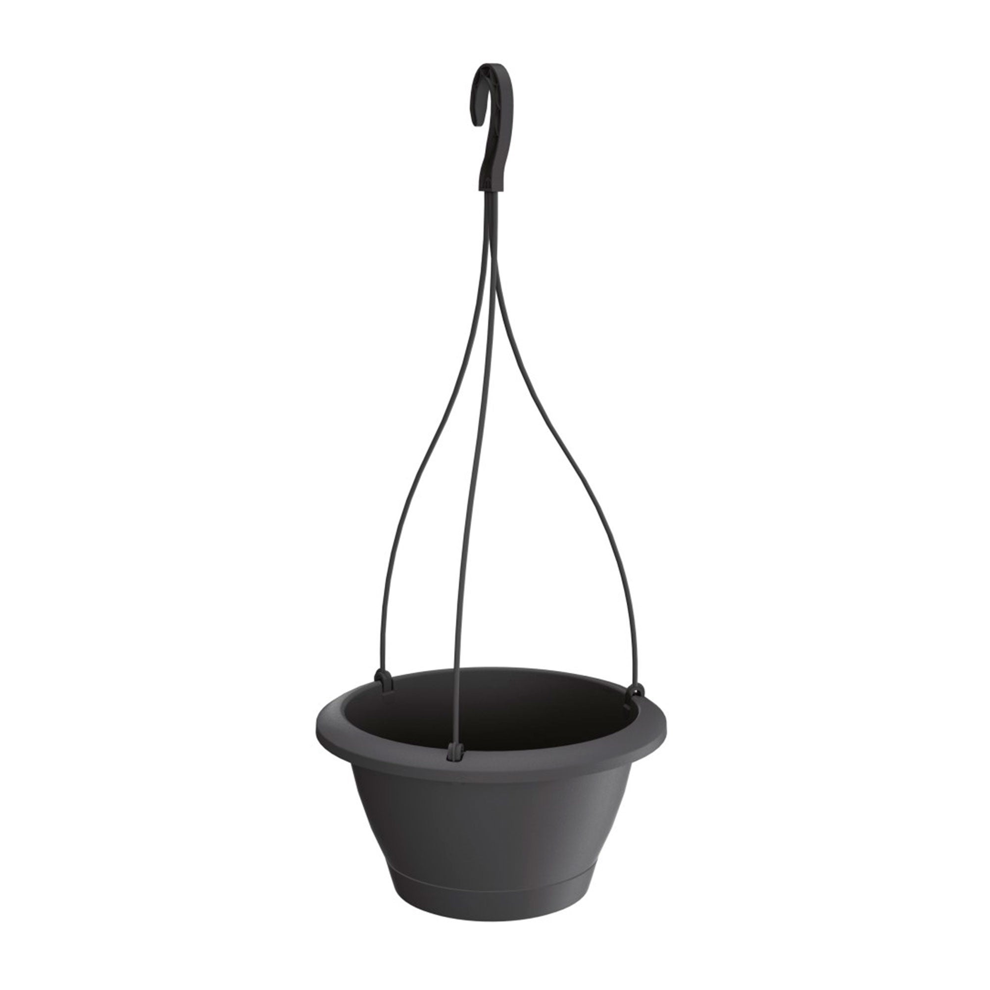 Prosperplast Tubus Vaso Slim In Plastica Effetto Cemento – 28,6 X 15 Cm – Design Sottile Moderno