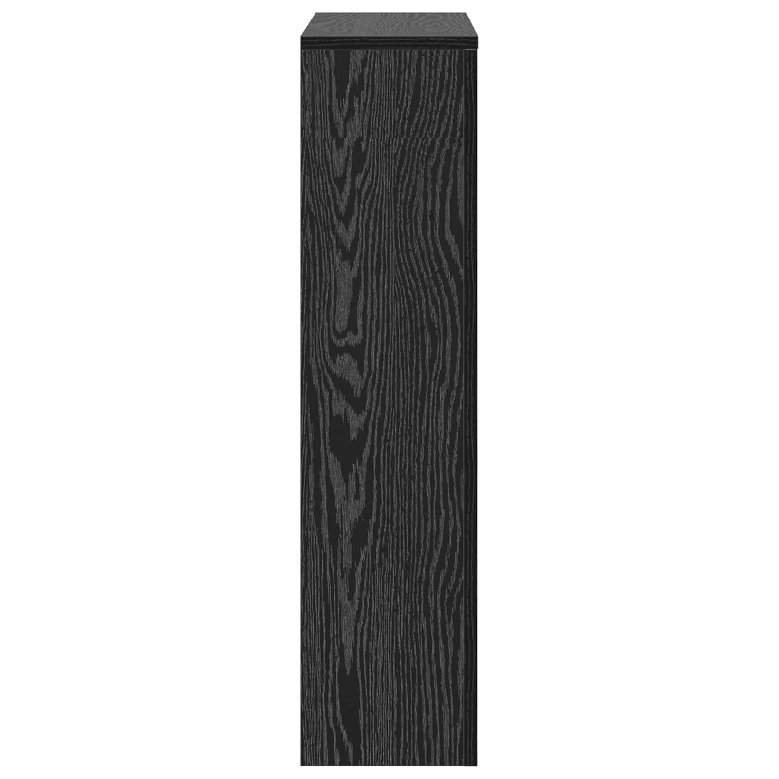 vidaXL Cache-Radiateur Chêne noir 78 x 20 x 82 cm Bois d'ingénierie - 5