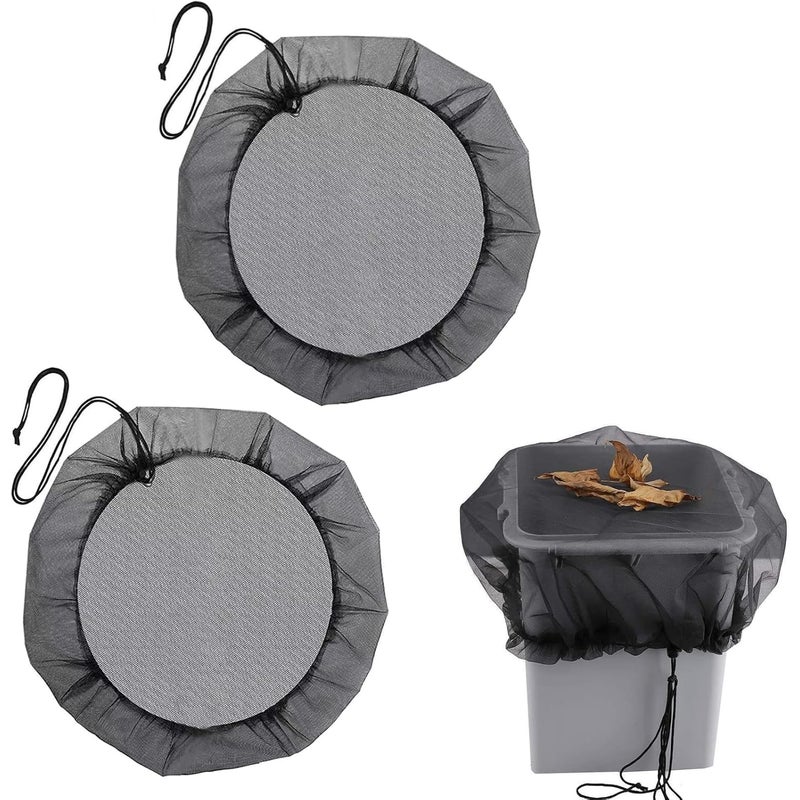 Siatka na deszczówkę (2 sztuki, z linką), na liście i komary, 60 cm