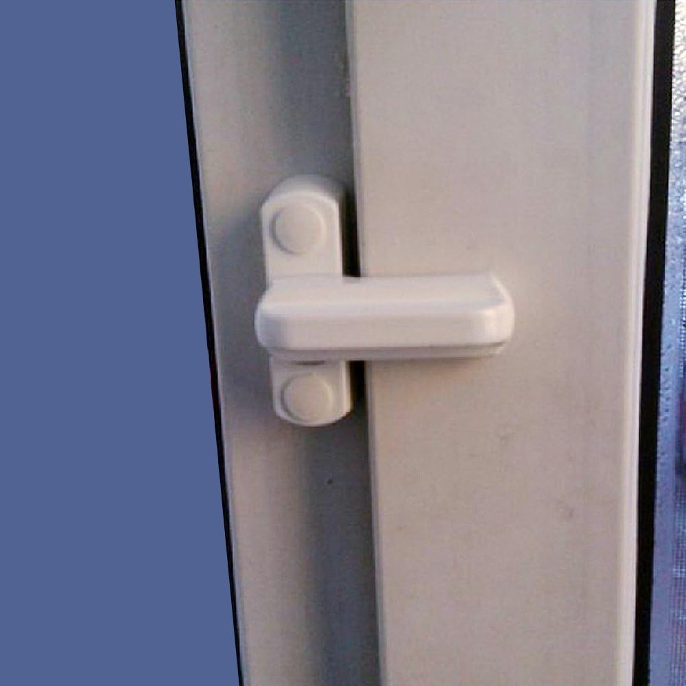 Lot De 4 Poignées De Porte Châssis Vis De Montage - En PVC Et Upvc Poignees De Securite Blanches 96300241