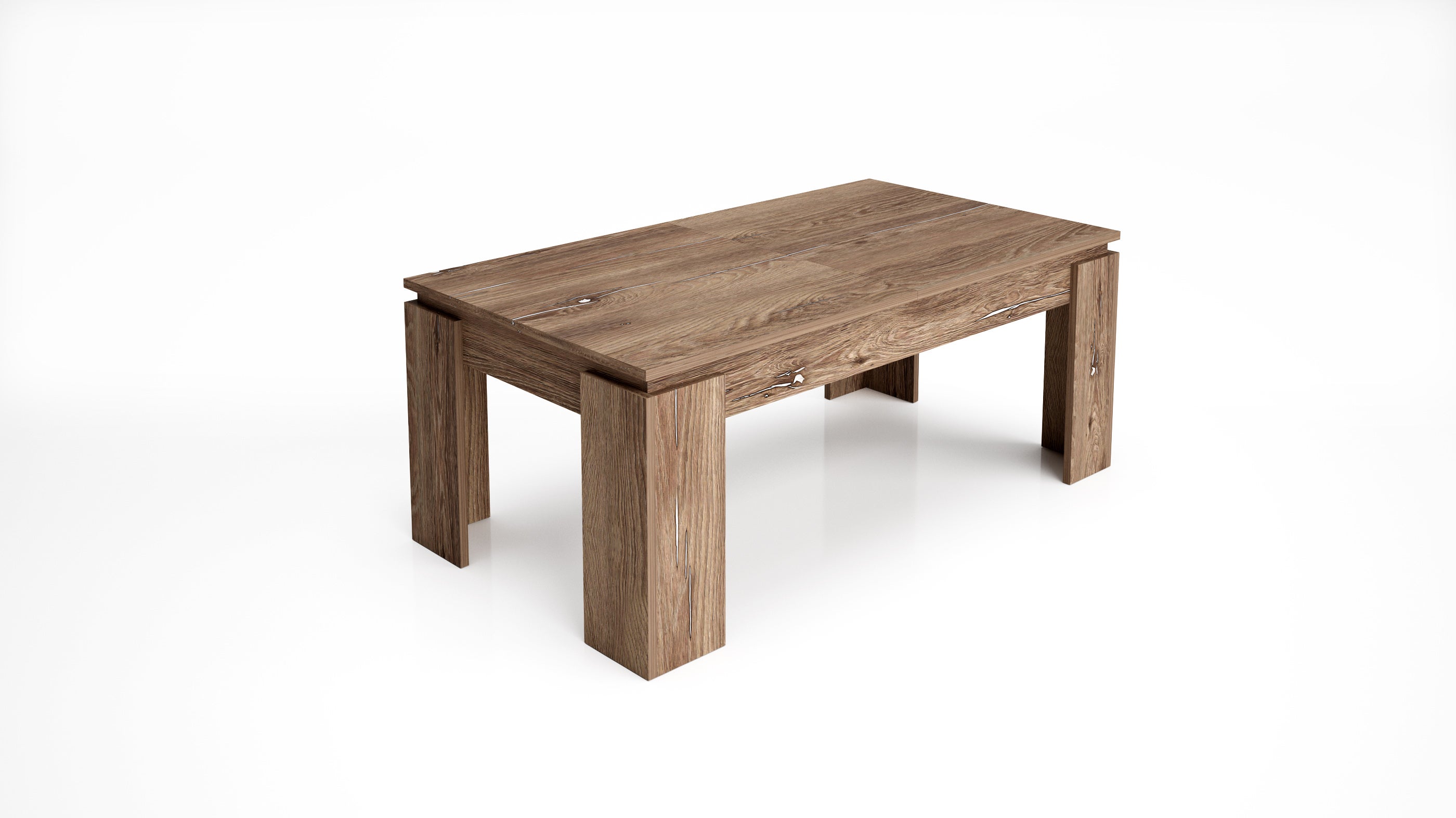 Comodino Moderno Con Cassetto E Porta USB | Stile Mid-Century | Finitura Legno Marrone Con Maniglia Dorata