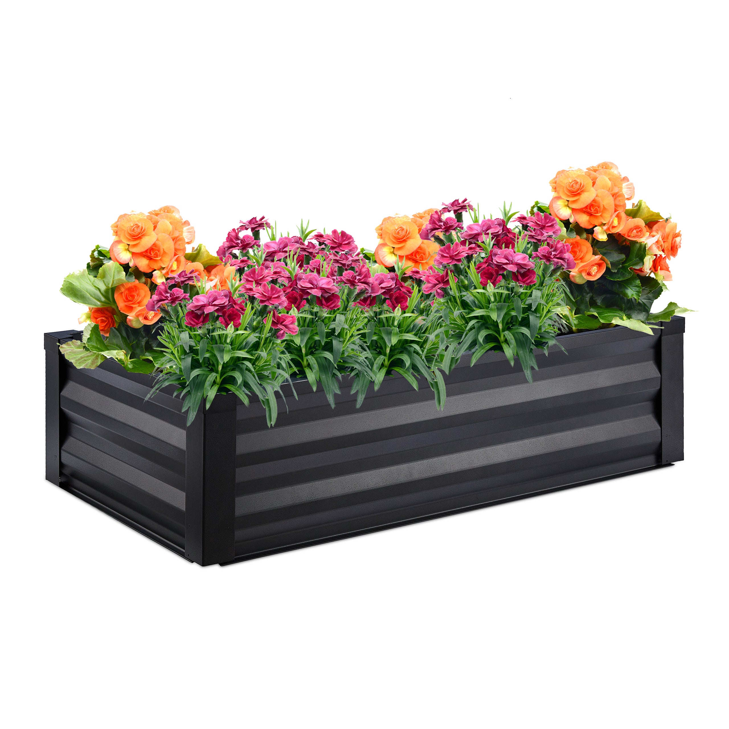 Carré Potager Vertical En Bois 5 Bacs - 82x75x90cm, Jardin Surélevé Pour Balcon, Terrasse, Herbes