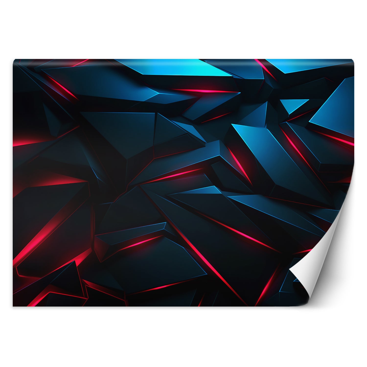 Fototapeta, Abstrakcyjne tekstury kształtów 3D 150x105
