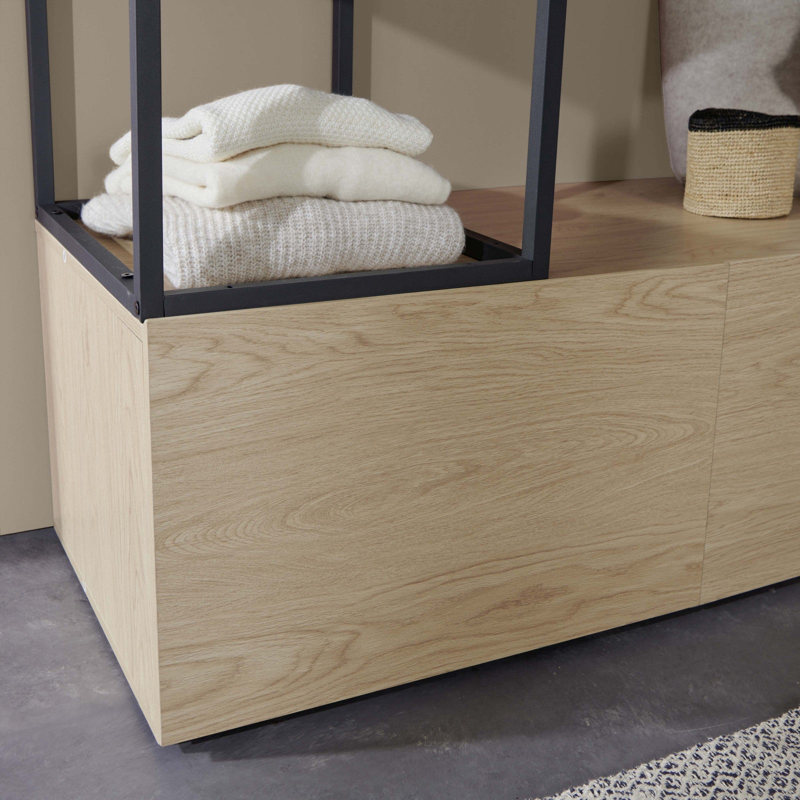 Portant vêtements bois et métal KLEID - Lot de 2 - 7