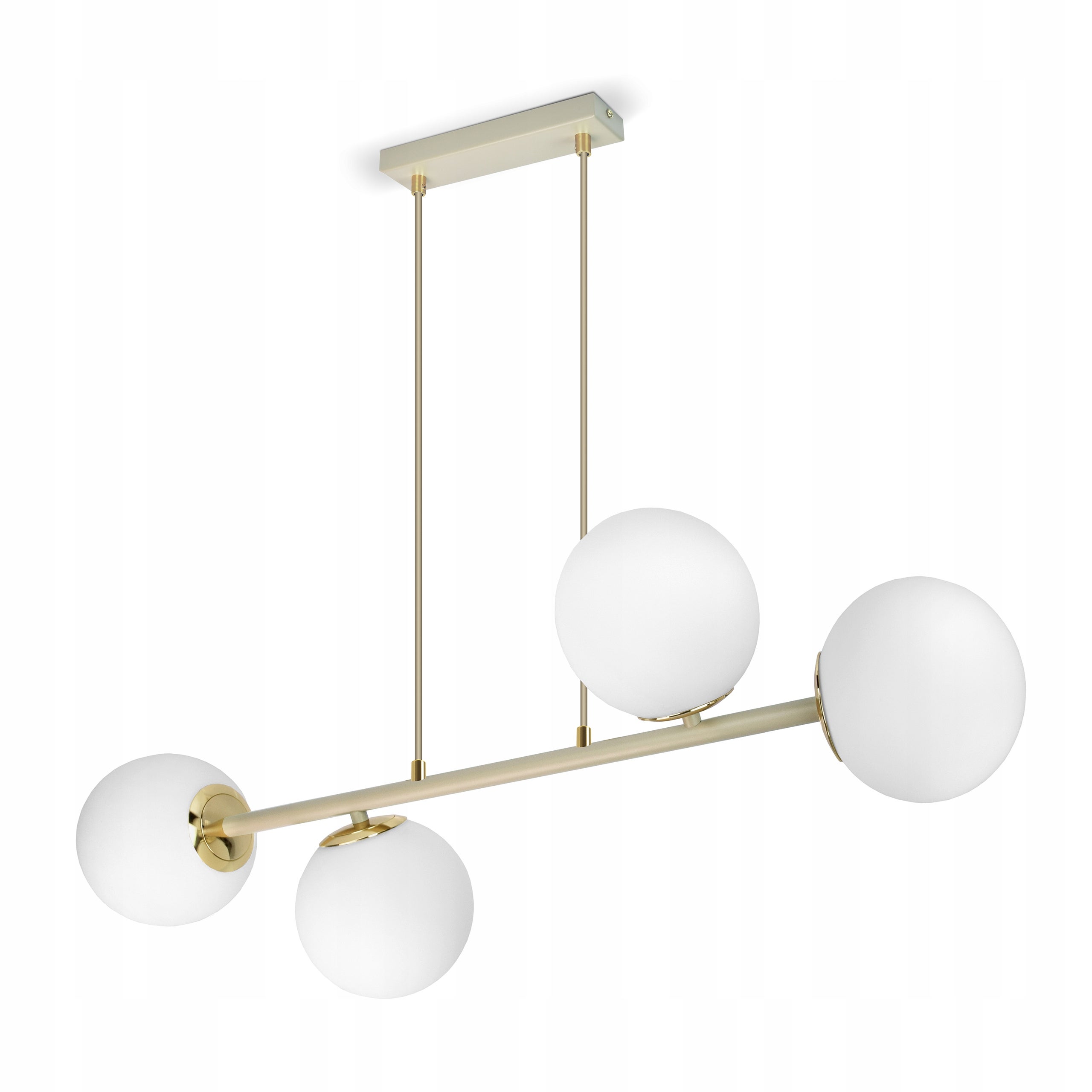 Lampa Sufitowa Żyrandol Plafon Beżowa Gray Beige G9 LED 564-O4