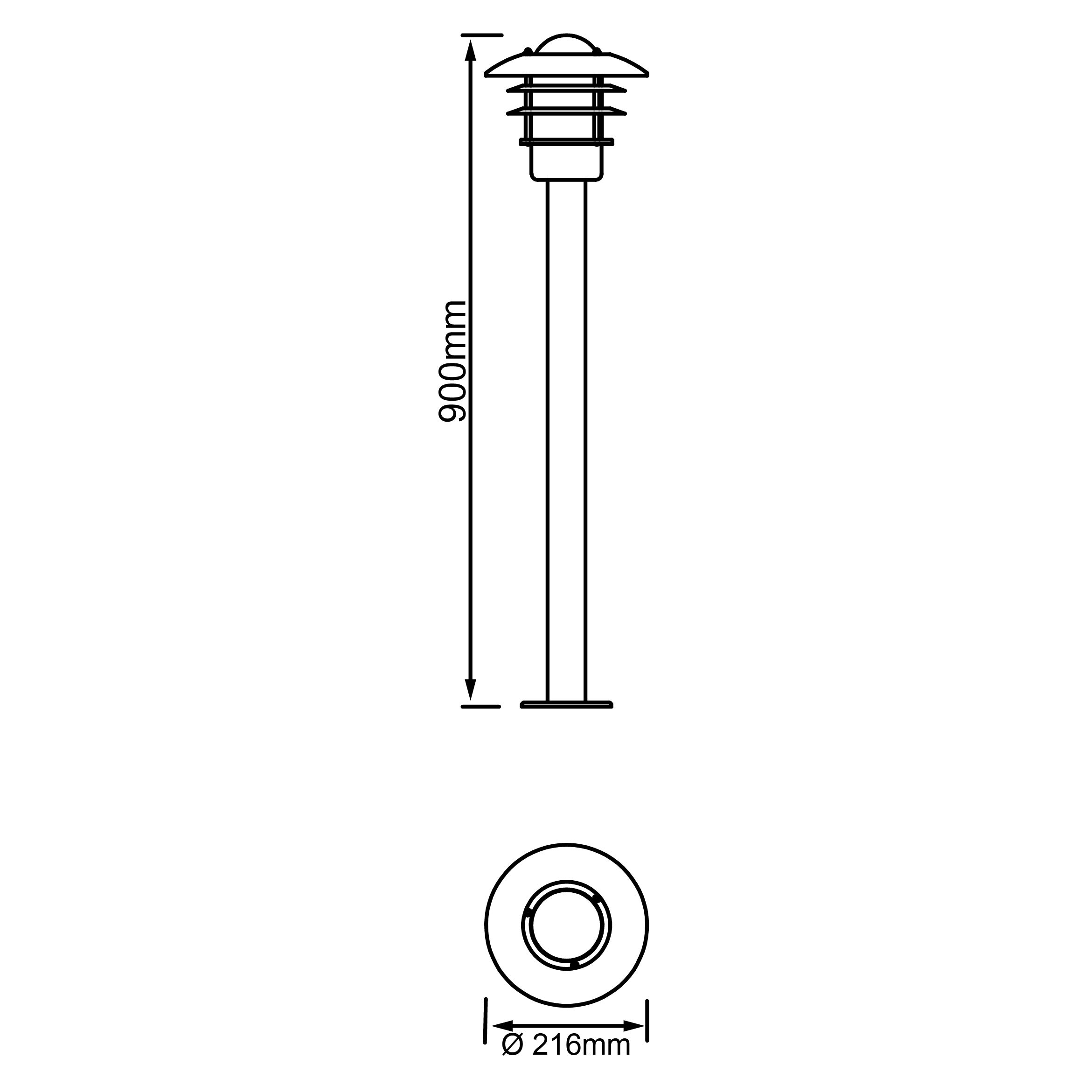 Lampa zewnętrzna Brilliant Terrence nowoczesna metal IP44 - 2