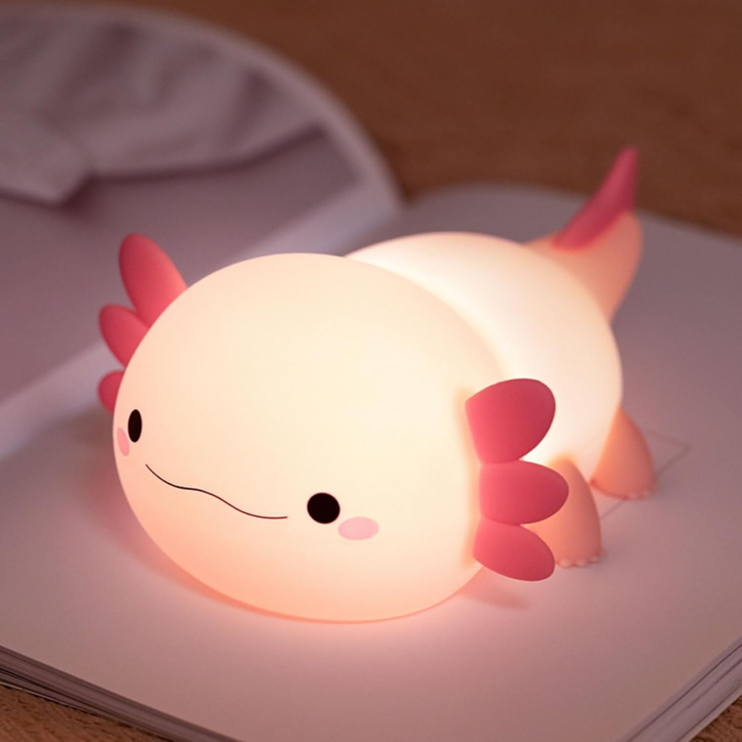 Lampka nocna dla dzieci, ładowana, bezprzewodowa, dotykowa lampka silikonowa, lampka nocna dla dzieci, prezent dla chłopców i dziewczynek