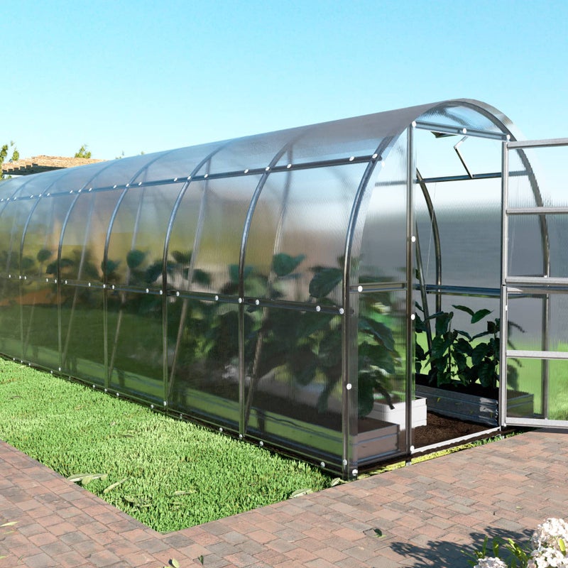 Szklarnia KLASIKA SLIM 2 x 8 m (16 m²), 6 mm z powłoką z poliwęglanu 1szt.