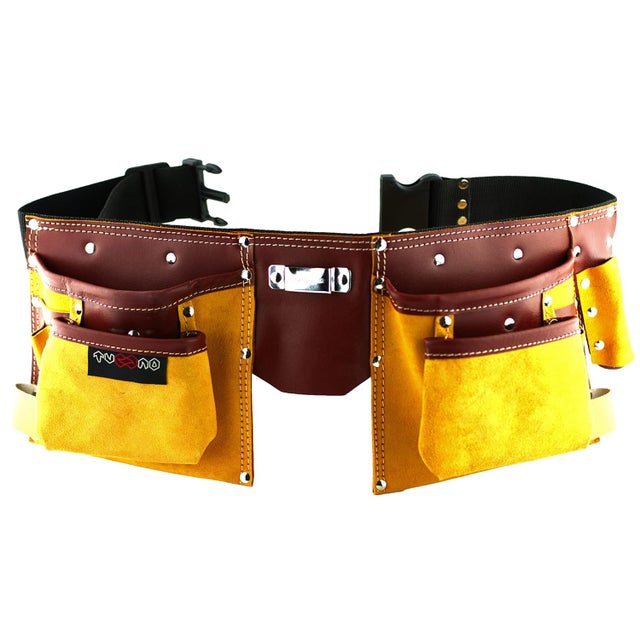 Ceinture à Outils En Toile Noire Pour électricien, Maçon, Couvreur – Sangle De Travail Pratique