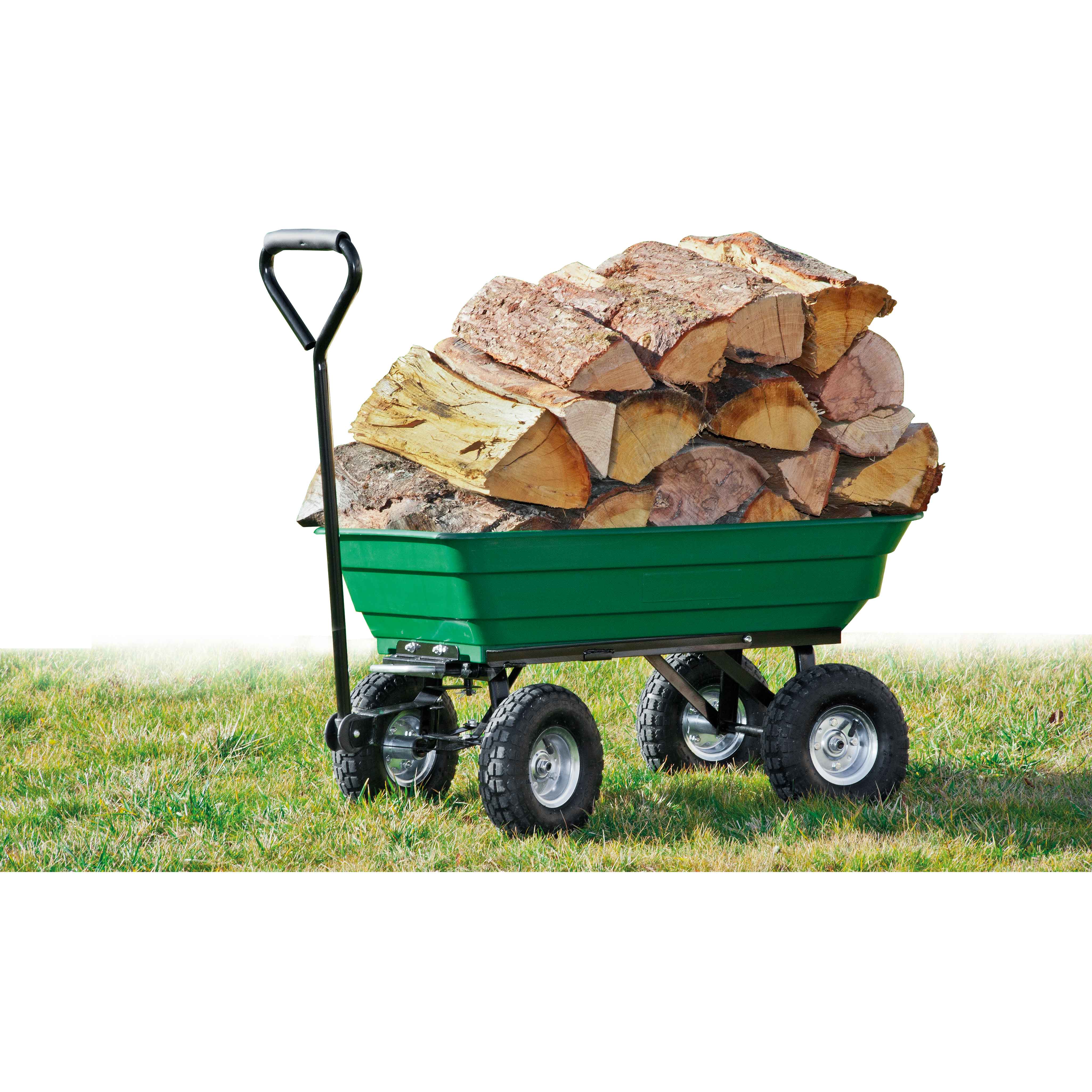 Chariot remorque de jardin 52 litres WERKA PRO - 4