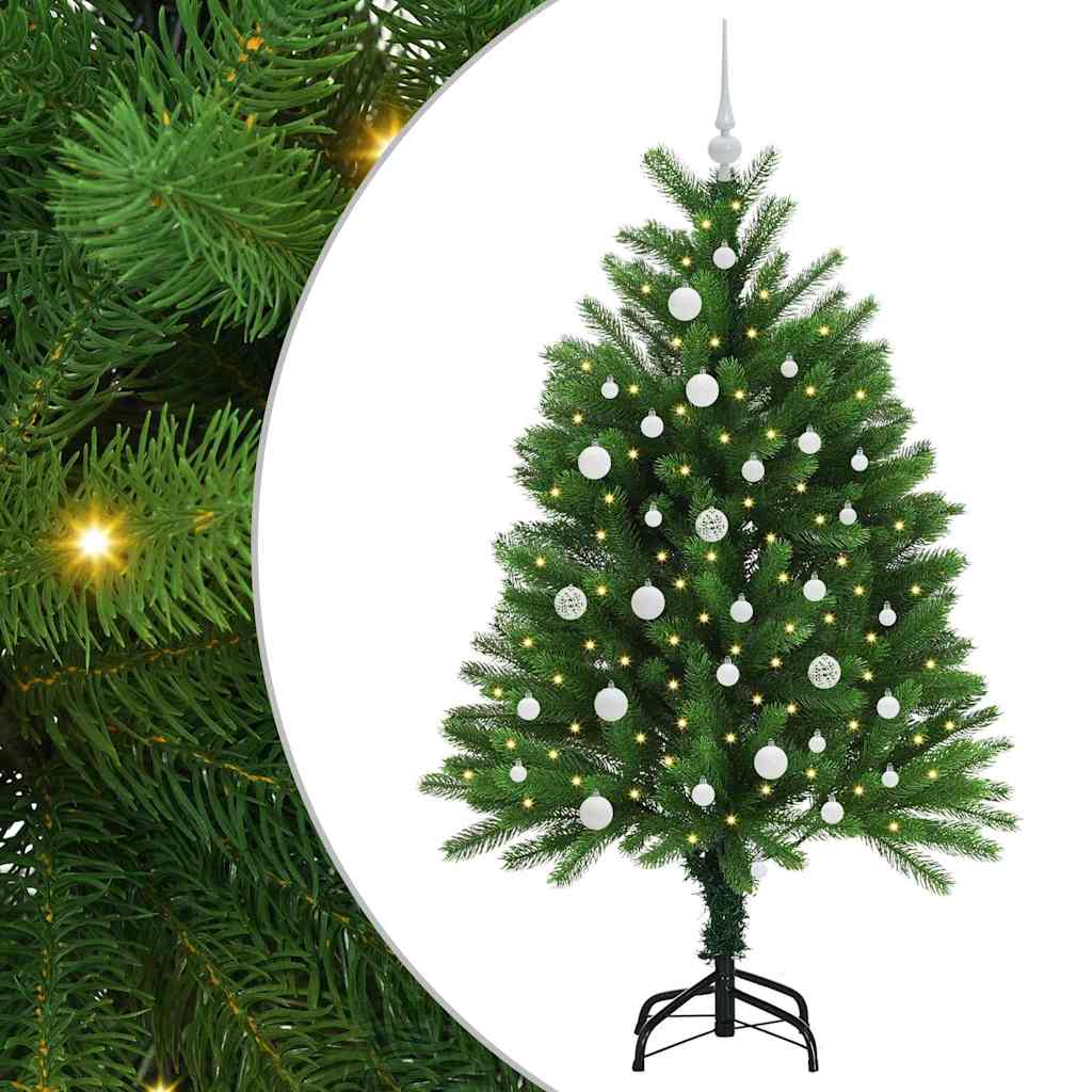 Choinka z 150 diodami LED z podstawą Zielony 120 cm PE