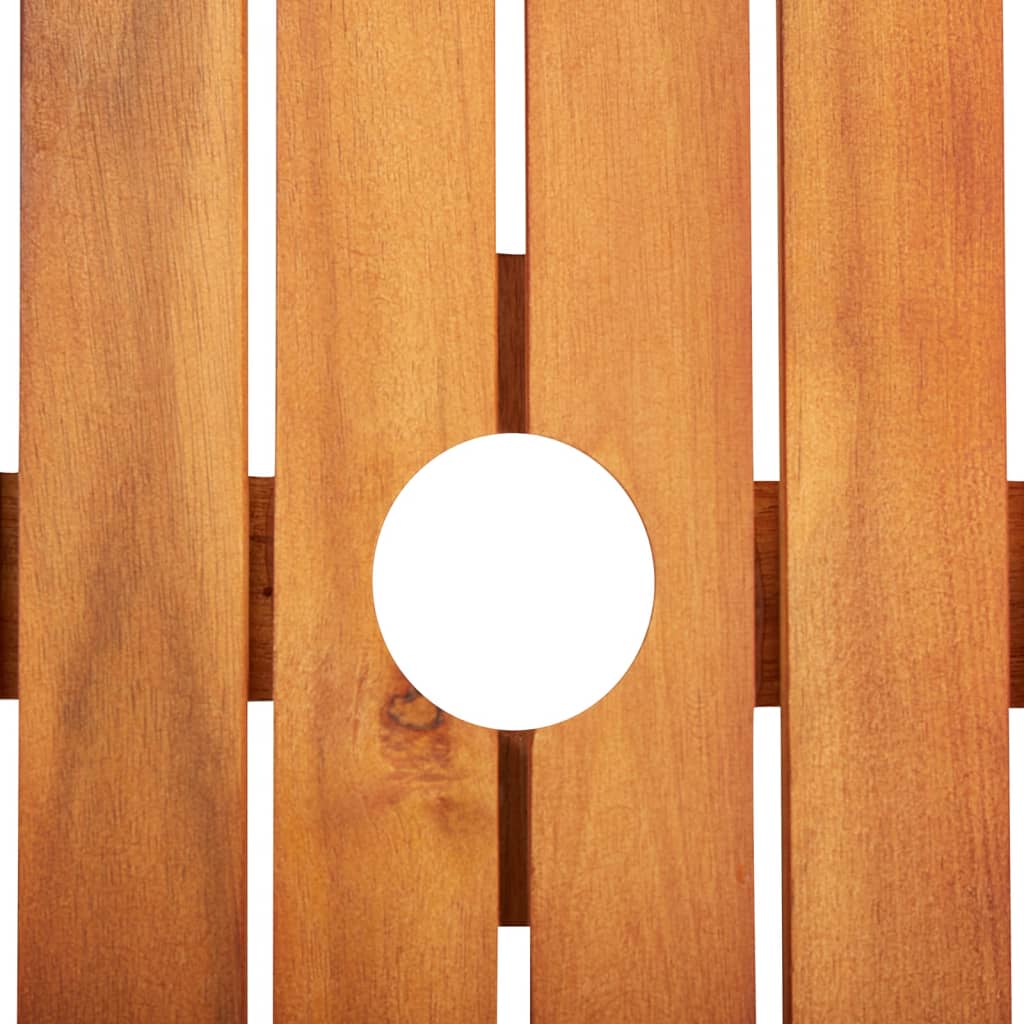 Maison Exclusive - Set da Pranzo da Giardino 5 pz con Cuscini Massello di Acacia - 4