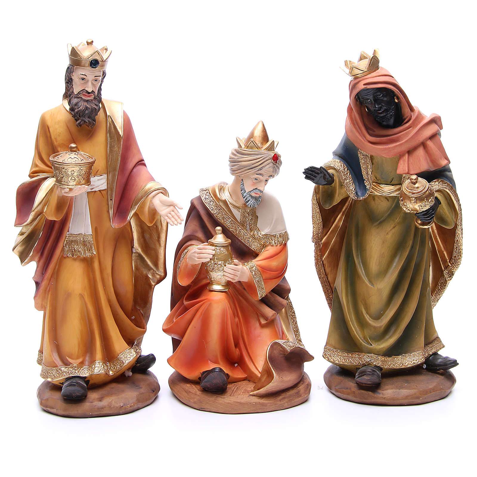 Set de 3 rois mages pour crèche de Noël / 25 cm | Leroy Merlin