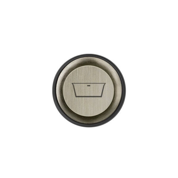 Bouton De Vidange Escamotable Pour Baignoire - Plastique Chromé, Rotatif, Anti-débordement - Easy Install