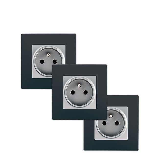 Lot De 3 Ancres De Sol Pour Bases De Baseball/Softball - Modèle B005, Acier Chromé