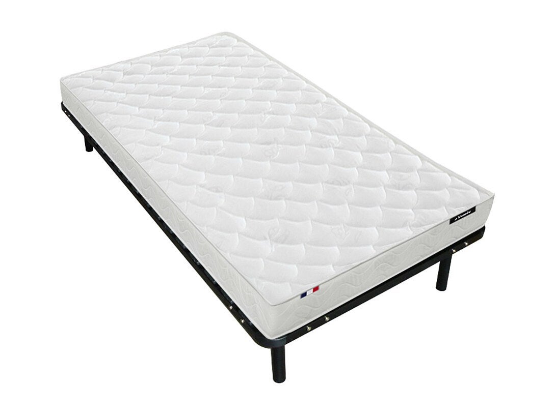 Zestaw stelaż listwowy + materac piankowy ZEUS marki YSMÉE - gr. 15cm - 90 x 200 cm