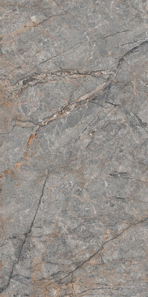 Carrelage sol / mur effet marbre gris PETRAVIA GREY l.60 x L.120 cm Mat LIMCARO - 3