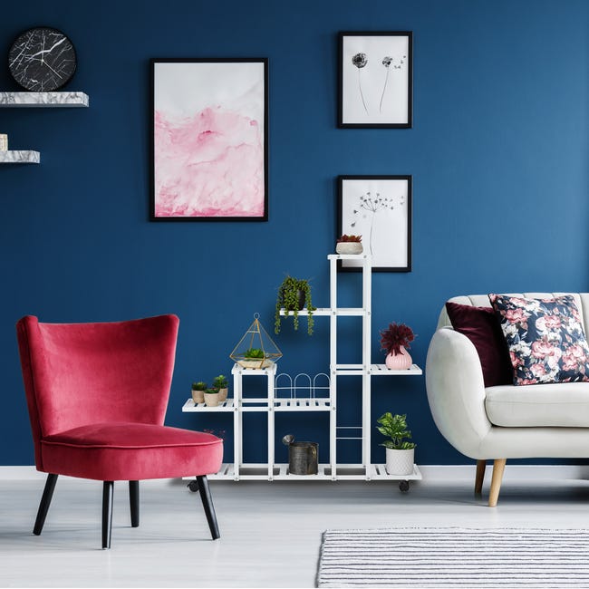 Relaxdays Estantería para Plantas Metálica, Niveles, 91,5 x 93 x