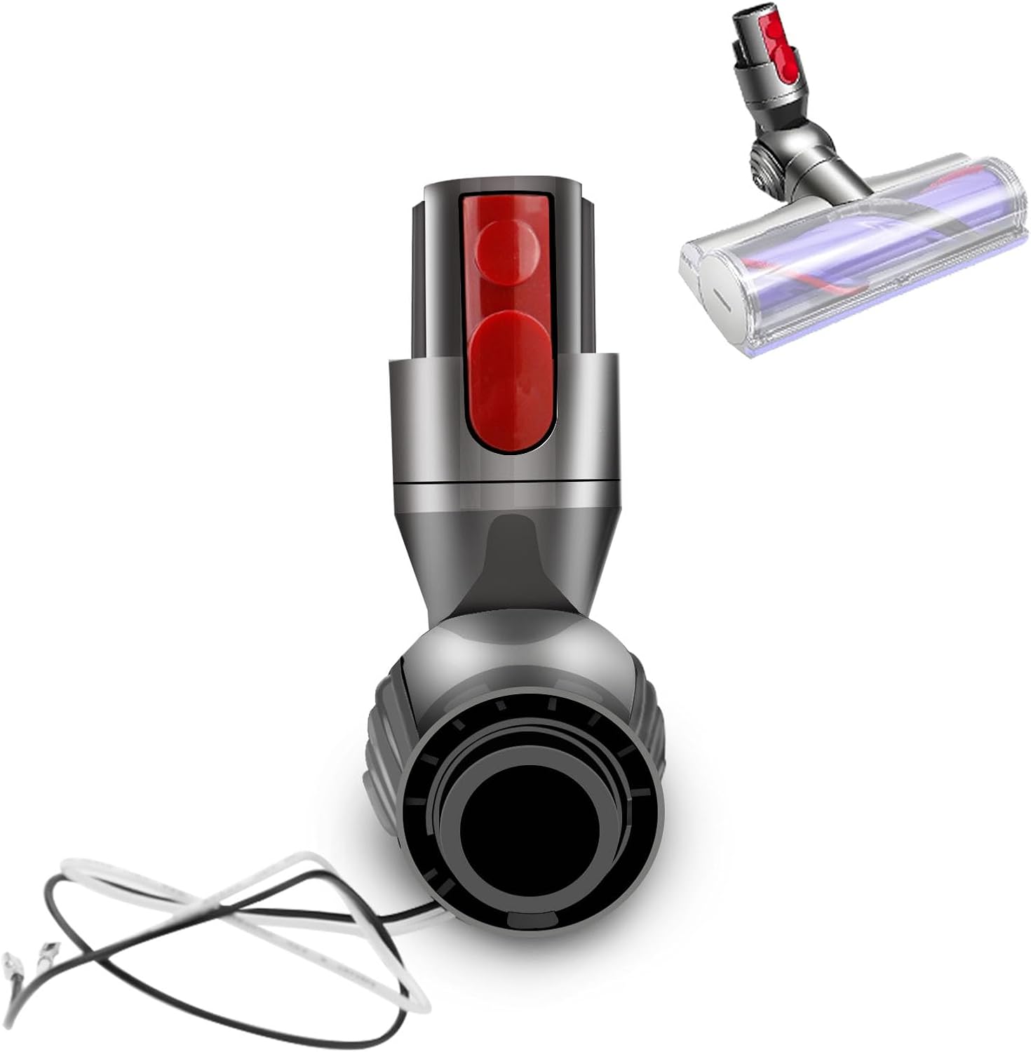 Złącze Głowicy Szczotki Dyson V8 V10 – Część Zamienna do Odkurzacza, Łatwy Montaż, Optymalna Moc