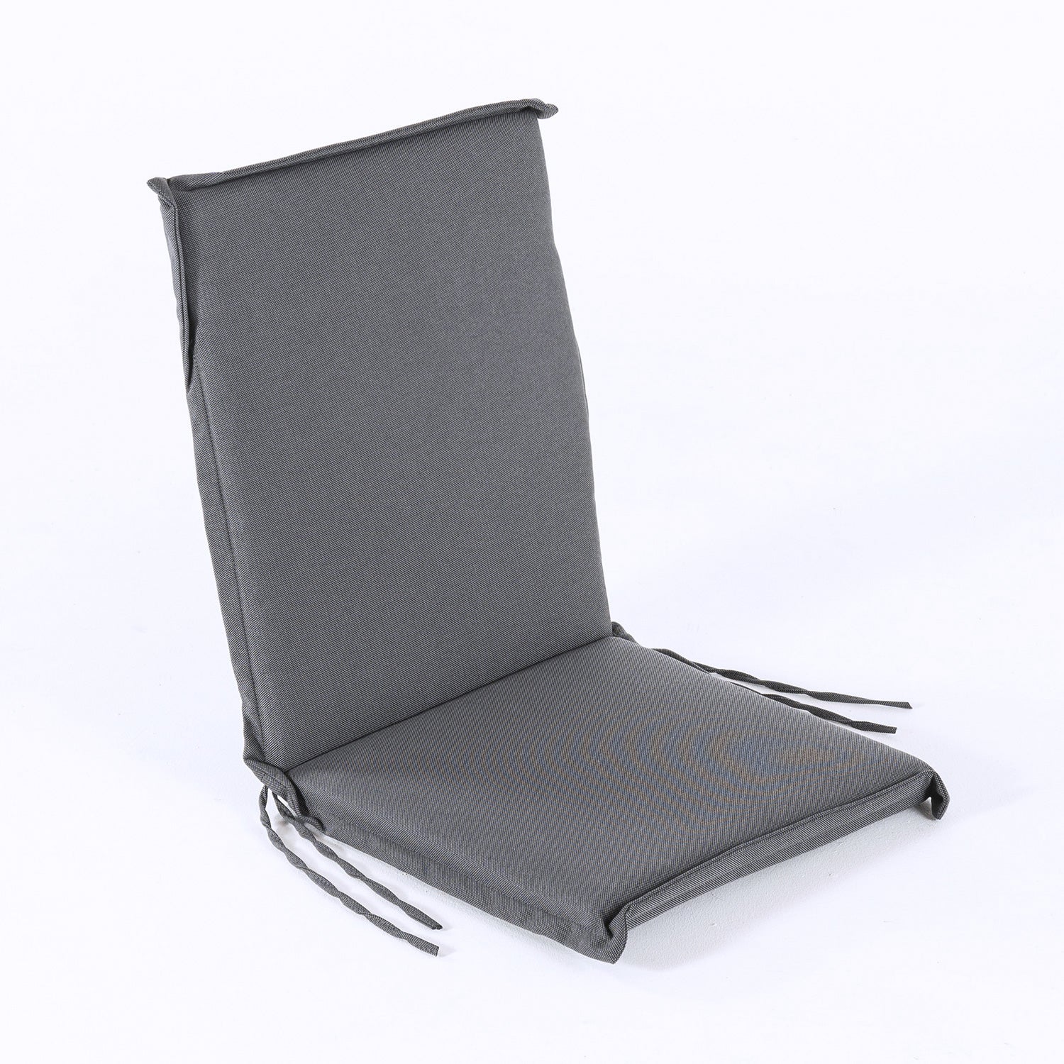 Cojín para sillón de jardín reclinable color gris, tejido técnico para exterior - 3