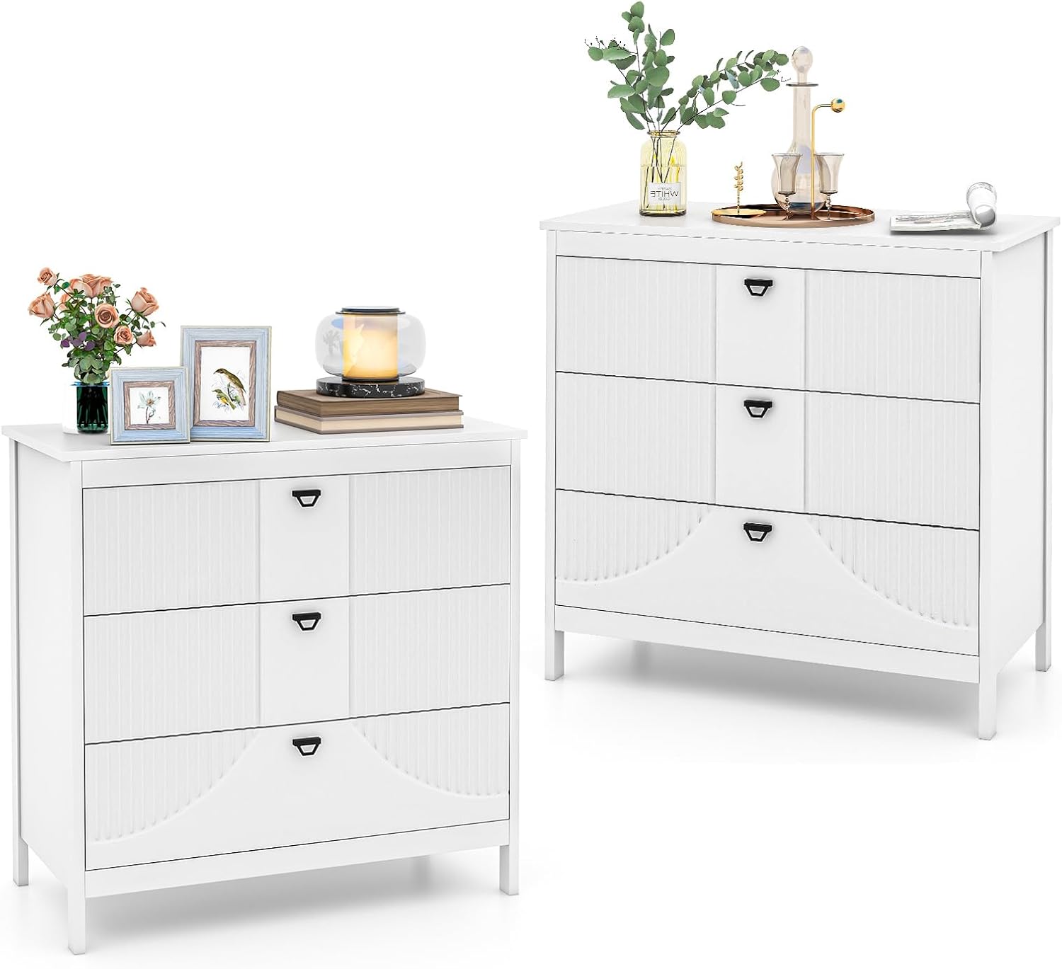 Cassettiera Bealife Bianca Con 3 Cassetti - Mobile Con Antiribaltamento Per Camera E Soggiorno - Foto 12