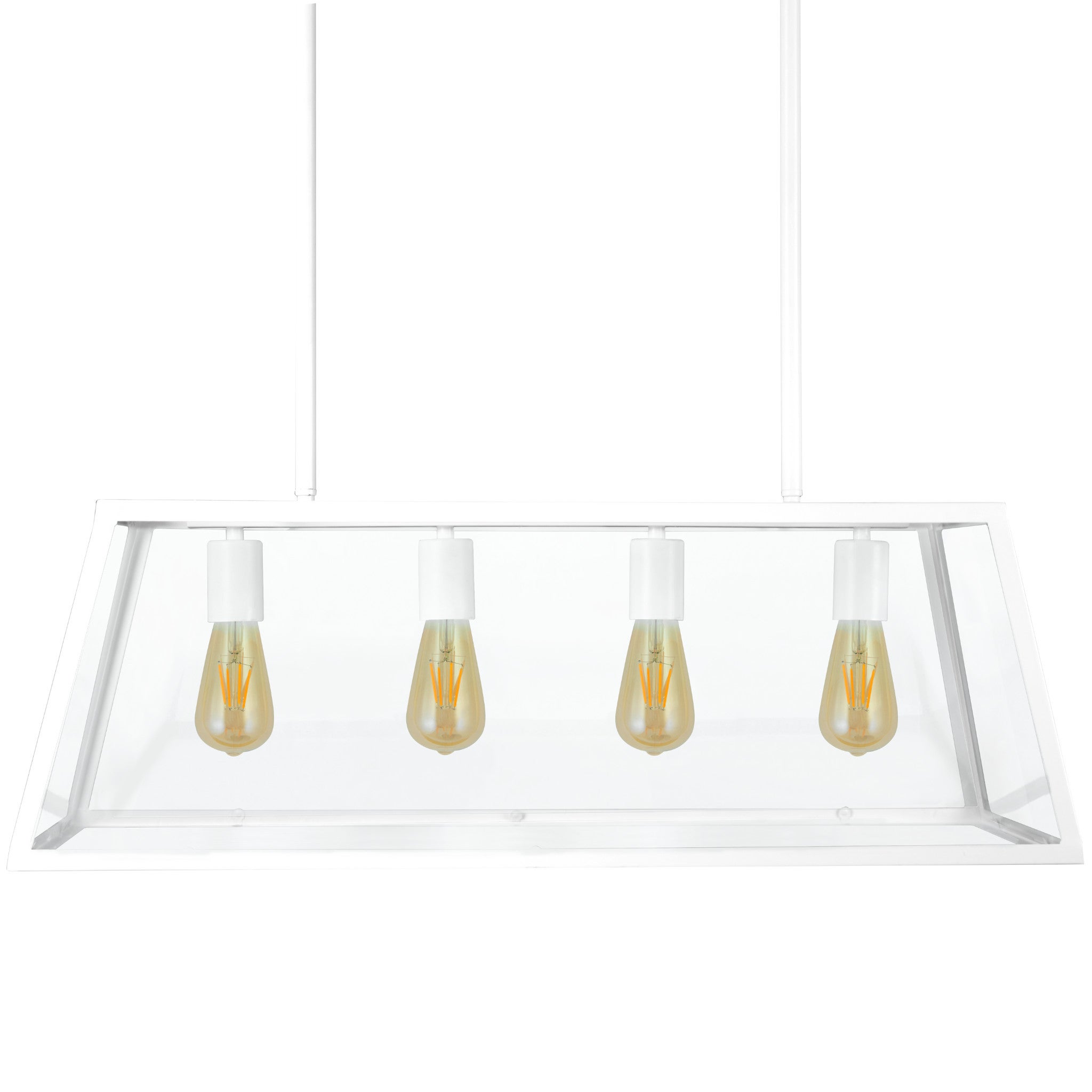 Lampa wisząca Finland biała 4xE27x20W wym: 131 x 30,5 x 78 cm aluminium Polux