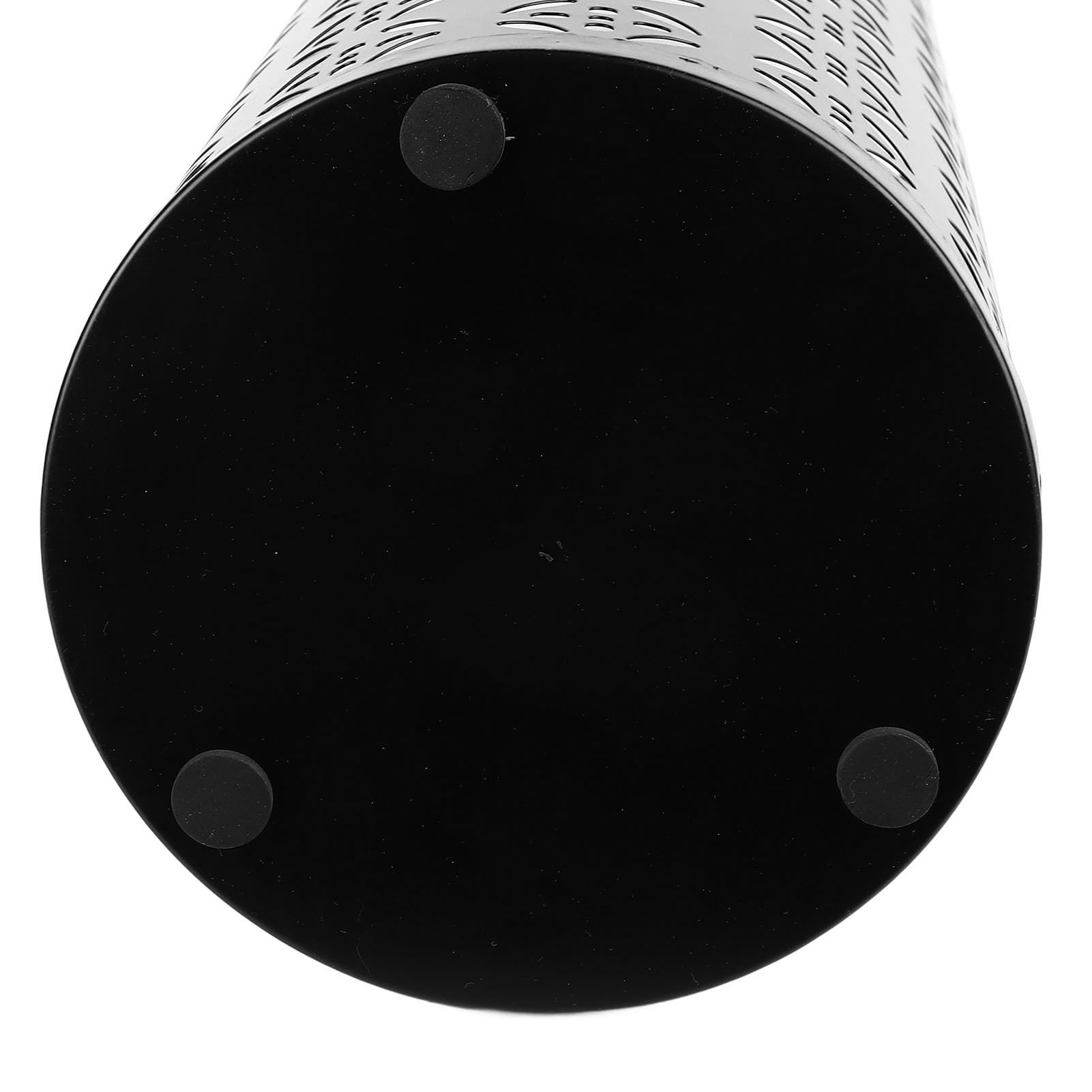 Porte-parapluies rond en métal ajouré 23x15x15cm, antirouille et élégant, pour entrée et bureau, noir – ComfortXL - 9