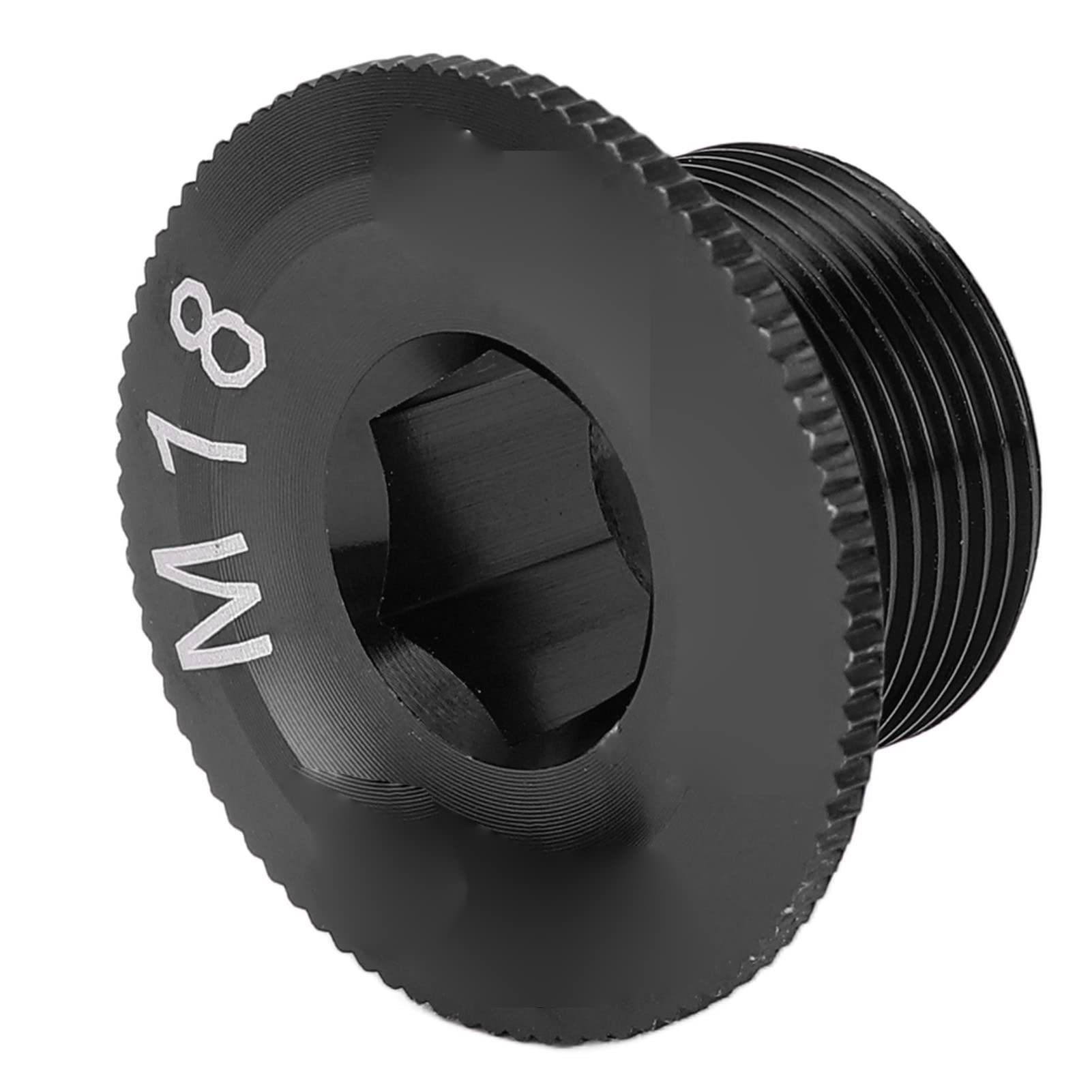 Sourcing Map 2 Viti Fissaggio Pedivella M18 Per Mountain Bike E Bici Da Strada - Lega Alluminio 7075, Colore Nero - 4
