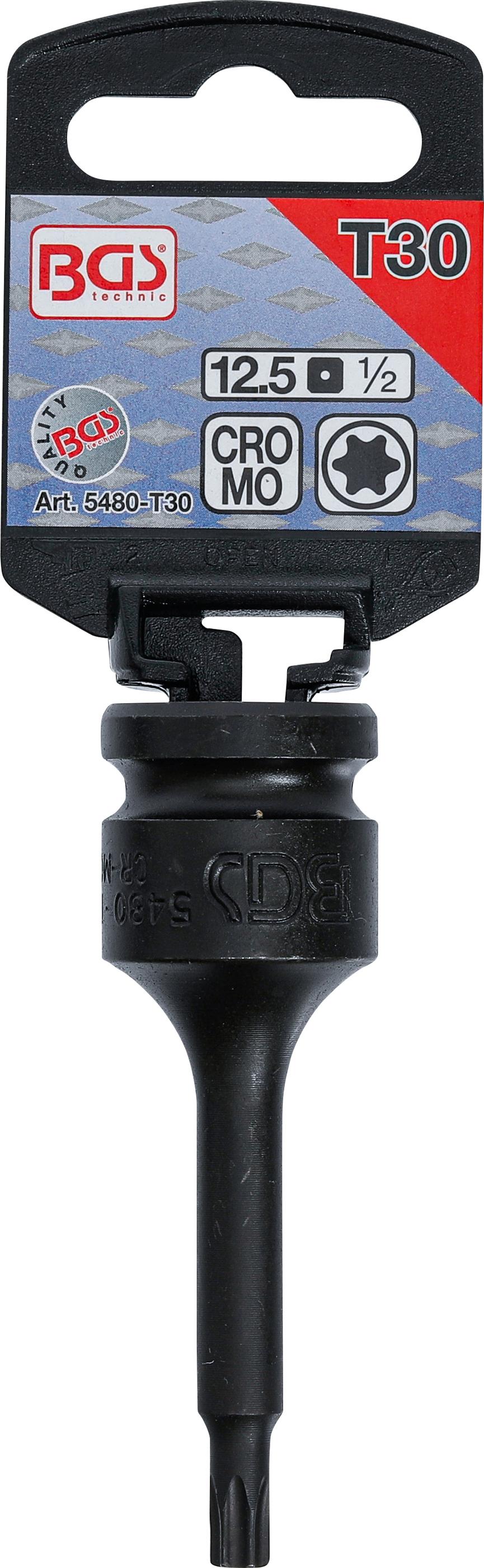 BGS Douille à embouts à choc | longueur 75 mm | 12,5 mm (1/2