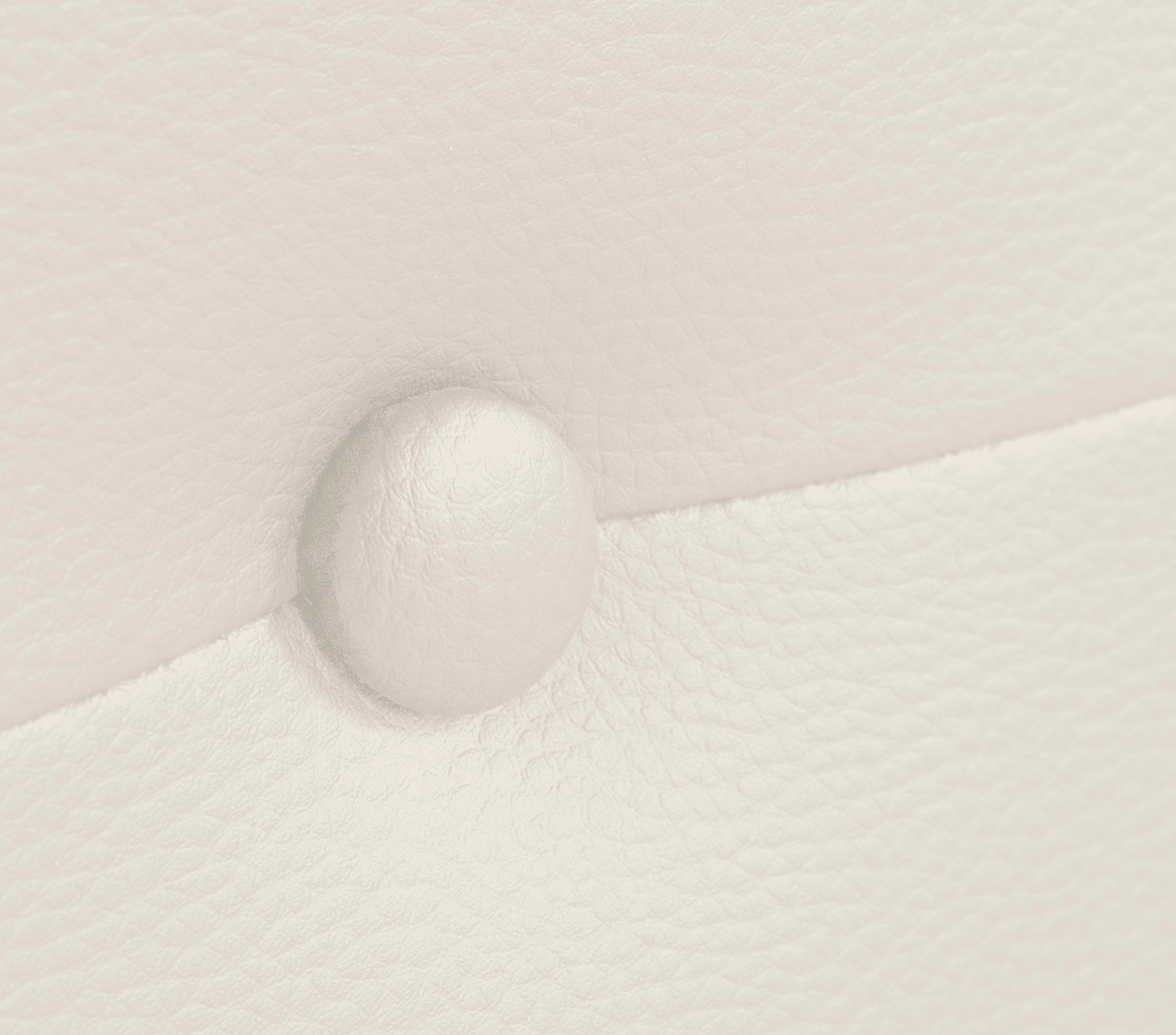 DHOME Cabecero de Polipiel con Botones 135x50cm Camas 120/135 - Blanco Hueso - 4