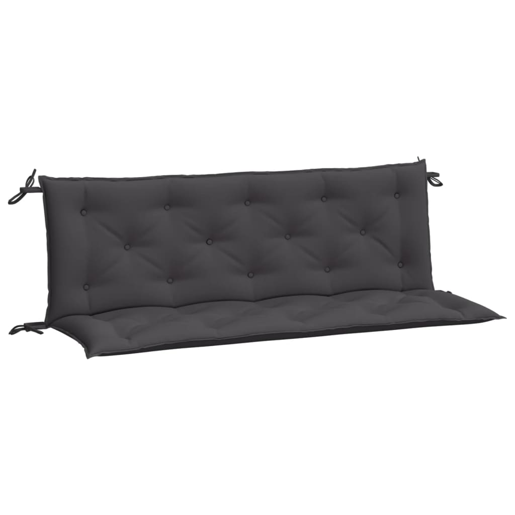 Almofadões banco jardim 2pcs 150x50x7cm tecido oxford antracite vidaXL - 2