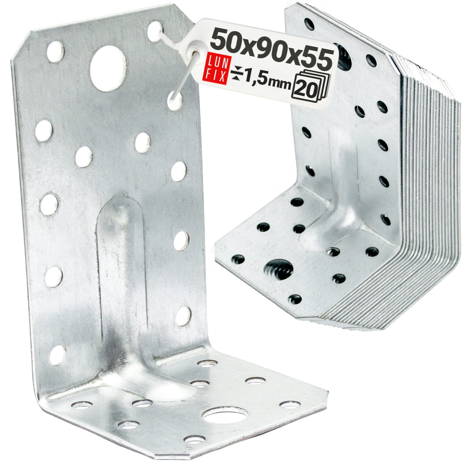 Kątownik ciesielski 90x50x55x1,5 20szt.